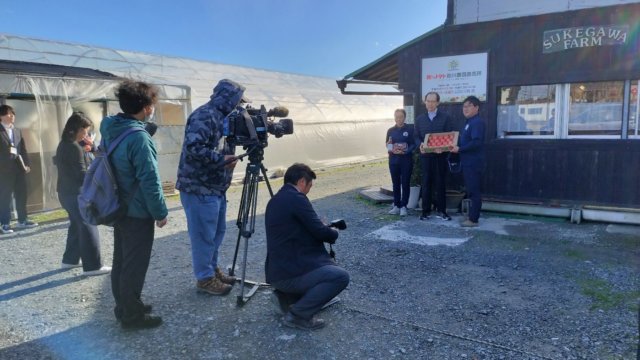 12月15日に「チャレンジふくしま訪問」として福島県の内堀知事が来園されました